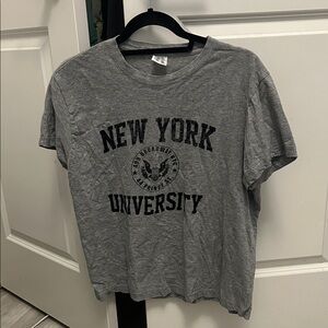 Brandy Melville Gray Graphic Tee